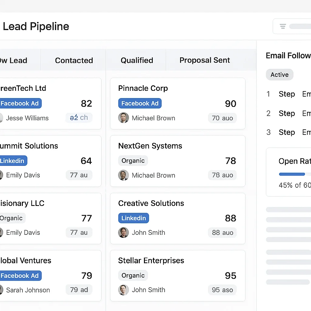 Lead Pipeline Automation for Agencies: From First Touch to Booked Call