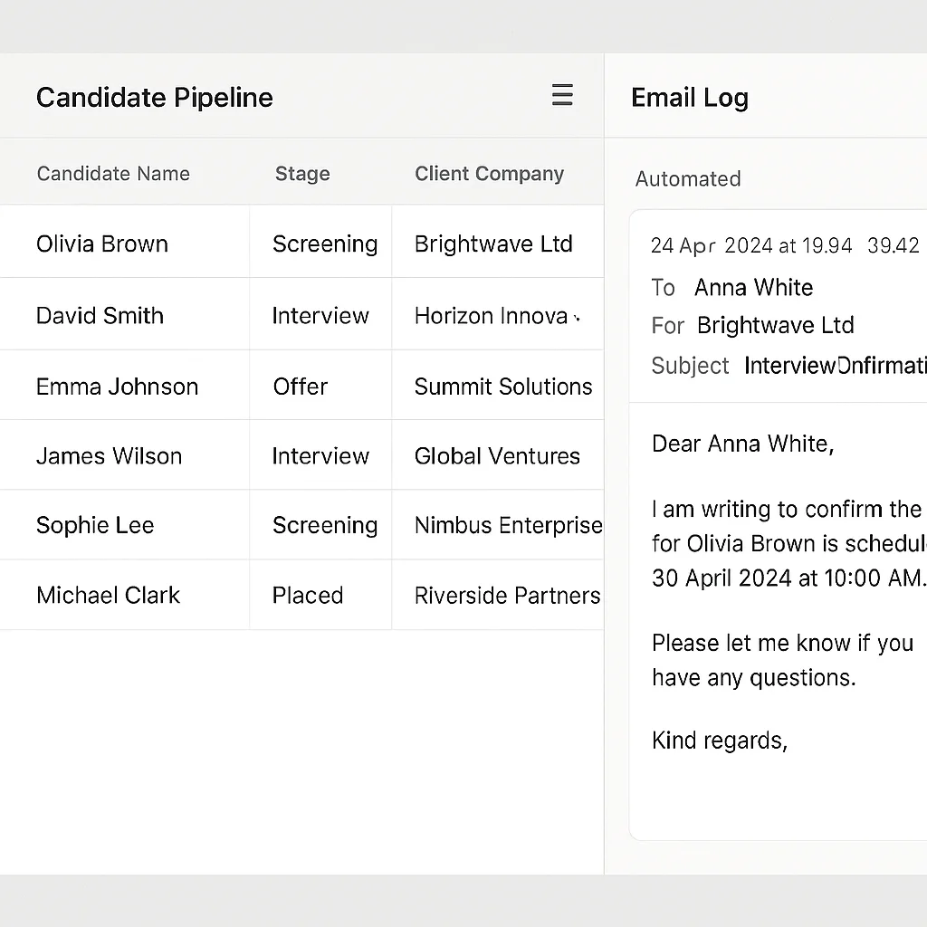 Recruitment Agency Automation — From CV to Placement